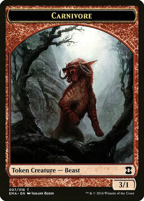 Carnivore Token (Red 3/1)