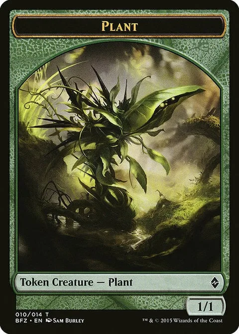 Plant Token (Green 1/1)