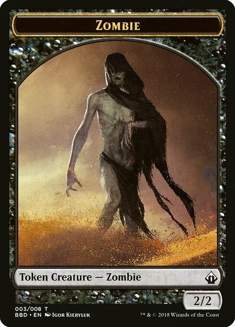 Zombie Token (Black 2/2)