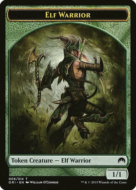 Elf Warrior Token (Green 1/1)