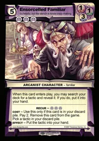 Ensorcelled Familiar