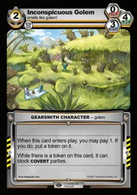 Inconspicuous Golem