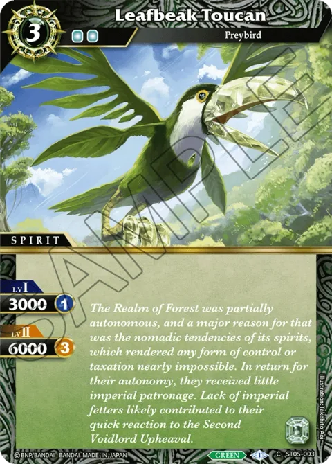 Leafbeak Toucan
