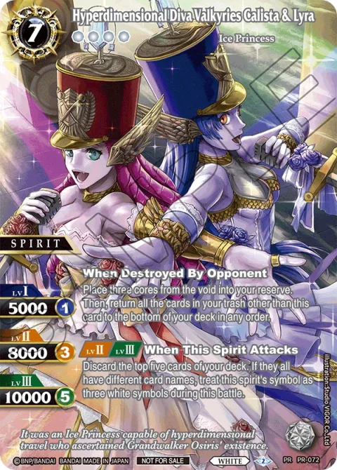 Hyperdimensional Diva Valkyries Calista & Lyra
