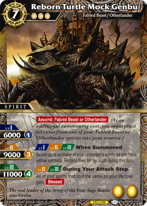 Reborn Turtle Mock Genbu
