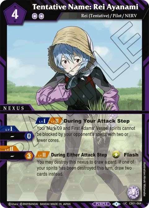 Tentative Name: Rei Ayanami