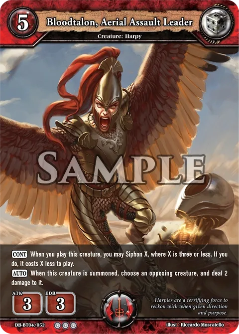 Bloodtalon, Aerial Assault Leader