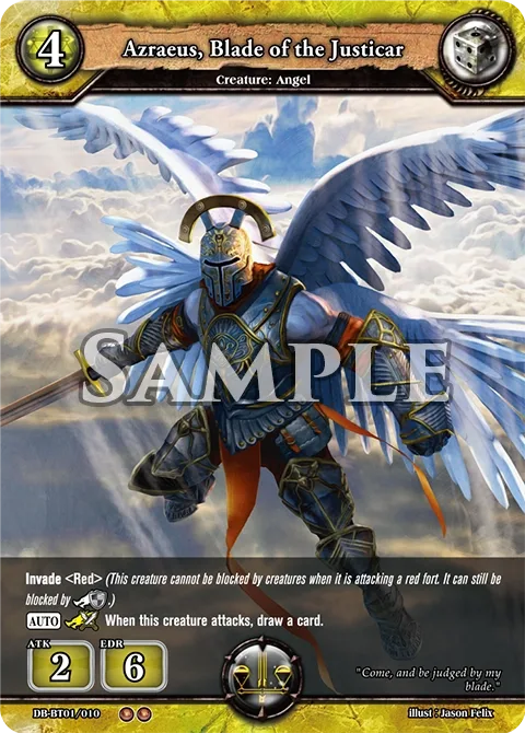 Azraeus, Blade of the Justicar