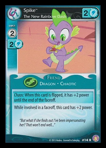 Spike *The New Rainbow Dash*