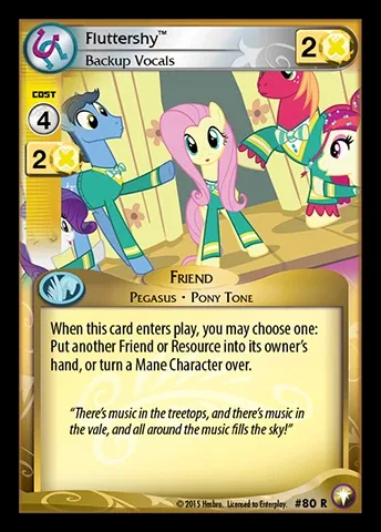 Fluttershy *Backup Vocals*