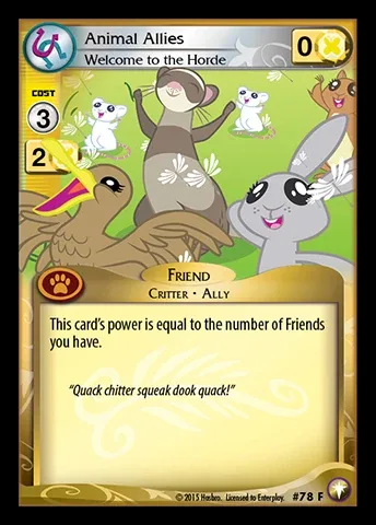 Animal Allies *Welcome to the Horde*