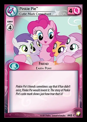 Pinkie Pie *Cutie Mark Consultant*