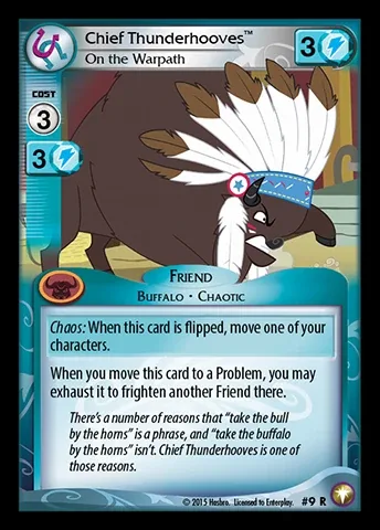 Chief Thunderhooves *On the Warpath*