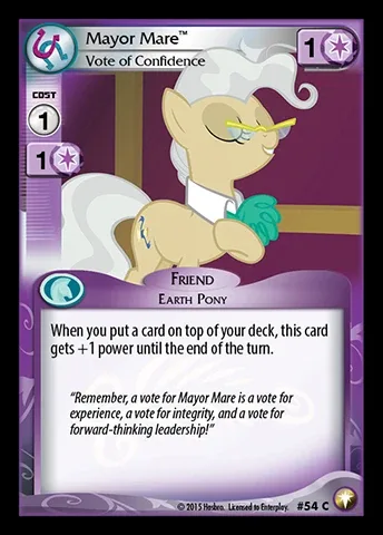 Mayor Mare *Vote of Confidence*