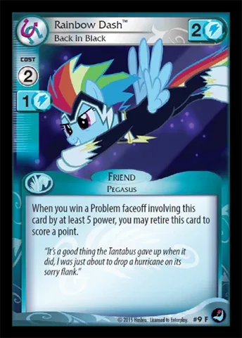 Rainbow Dash *Back in Black*