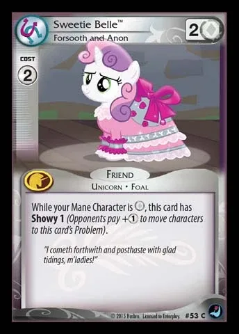 Sweetie Belle *Forsooth and Anon*