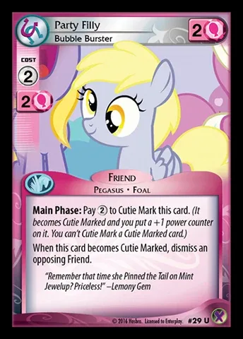 Party Filly *Bubble Burster*