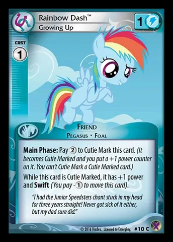Rainbow Dash *Growing Up*