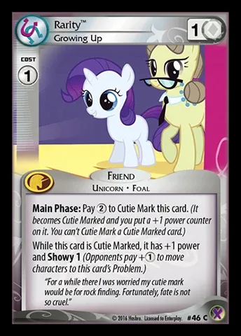 Rarity *Growing Up*