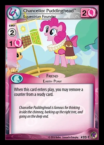 Chancellor Puddinghead *Equestrian Founder*