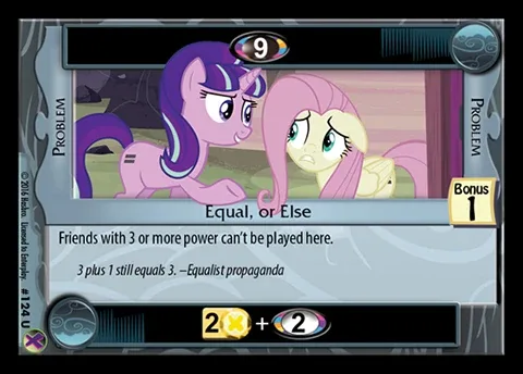 Equal, or Else