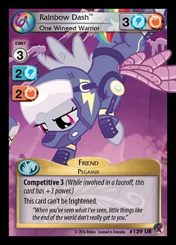 Rainbow Dash *One Winged Warrior*