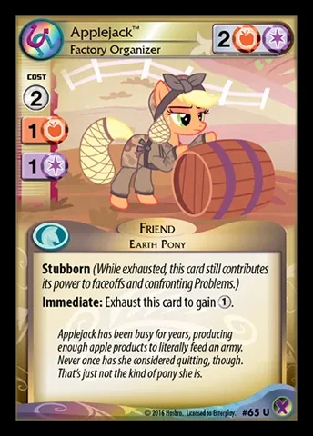 Applejack *Factory Organizer*