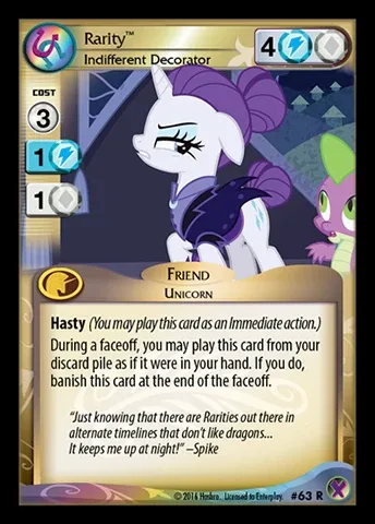 Rarity *Indifferent Decorator*
