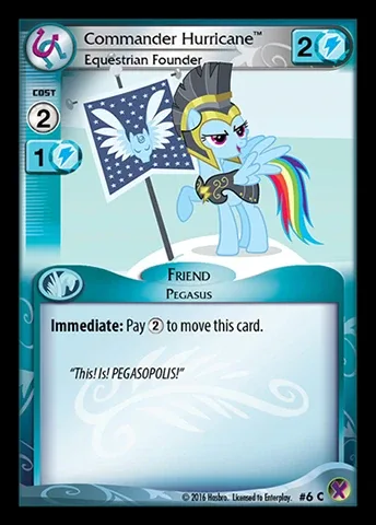 Commander Hurricane *Equestrian Founder*