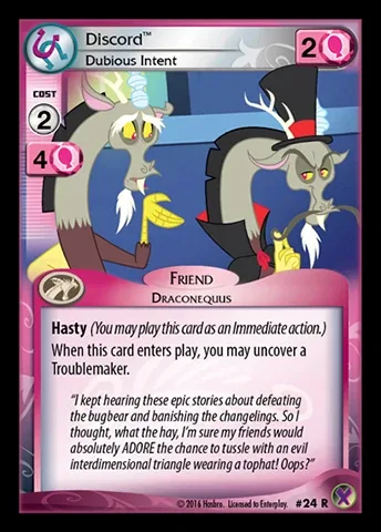 Discord *Dubious Intent*