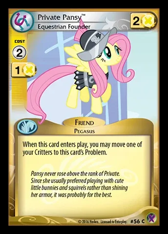 Private Pansy *Equestrian Founder*