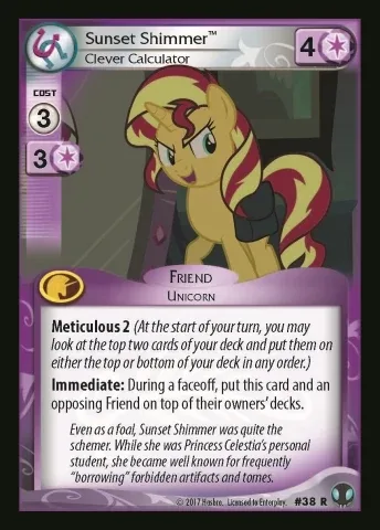 Sunset Shimmer *Clever Calculator*