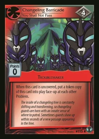 Changeling Barricade *You Shall Not Pass*