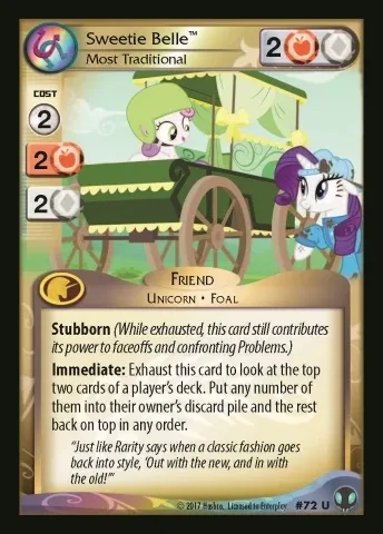 Sweetie Belle *Most Traditional*