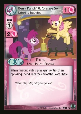 Berry Punch & Orange Swirl *Drinking Buddies*