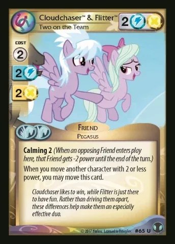 Cloudchaser & Flitter *Two on the Team*