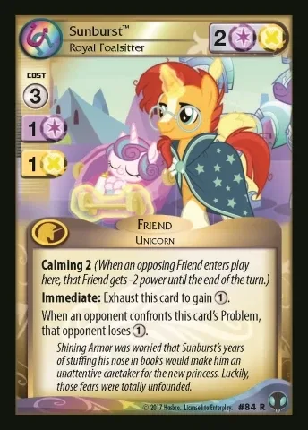 Sunburst *Royal Foalsitter*