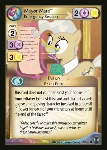 Mayor Mare *Emergency Session*