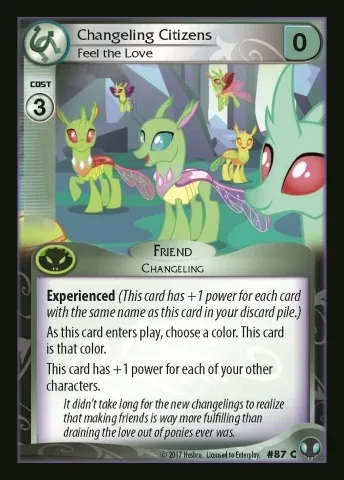 Changeling Citizens *Feel the Love*