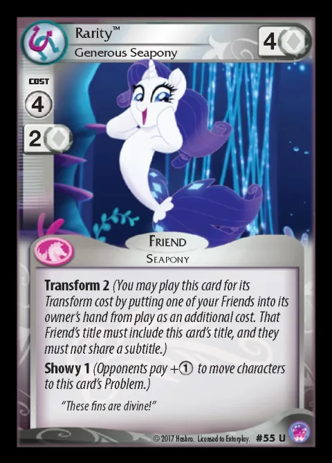 Rarity *Generous Seapony*