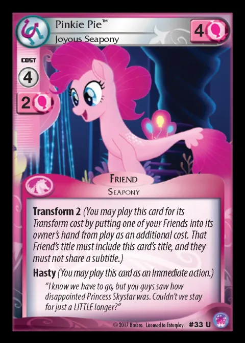 Pinkie Pie *Joyous Seapony*