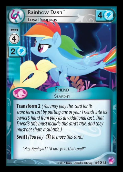 Rainbow Dash *Loyal Seapony*