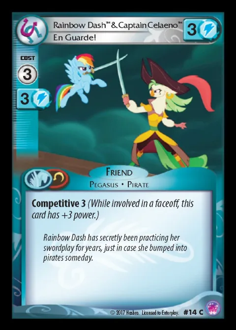 Rainbow Dash & Captain Celaeno *En Guarde!*