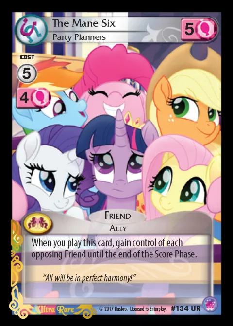 The Mane Six *Party Planners*