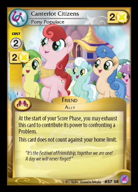 Canterlot Citizens *Pony Populace*