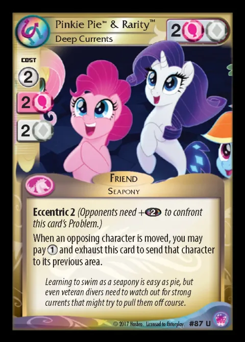 Pinkie Pie & Rarity *Deep Currents*
