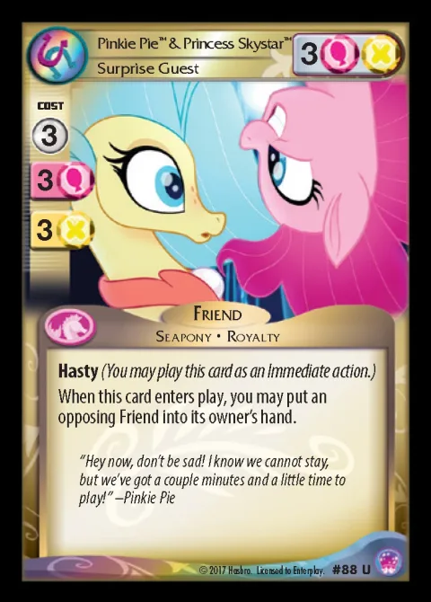 Pinkie Pie & Princess Skystar *Surprise Guest*