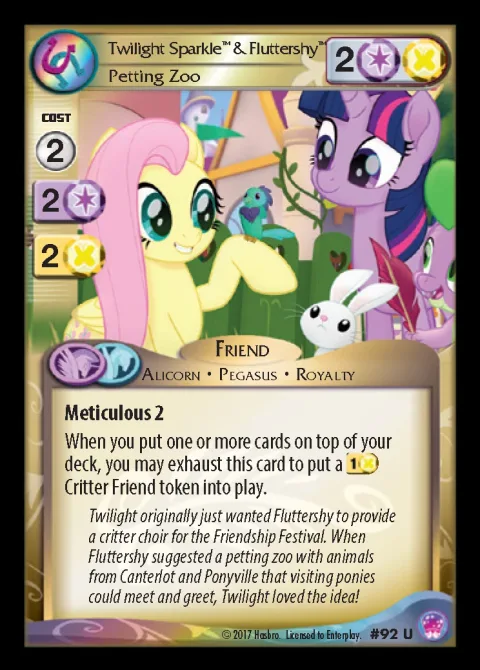 Twilight Sparkle & Fluttershy *Petting Zoo*