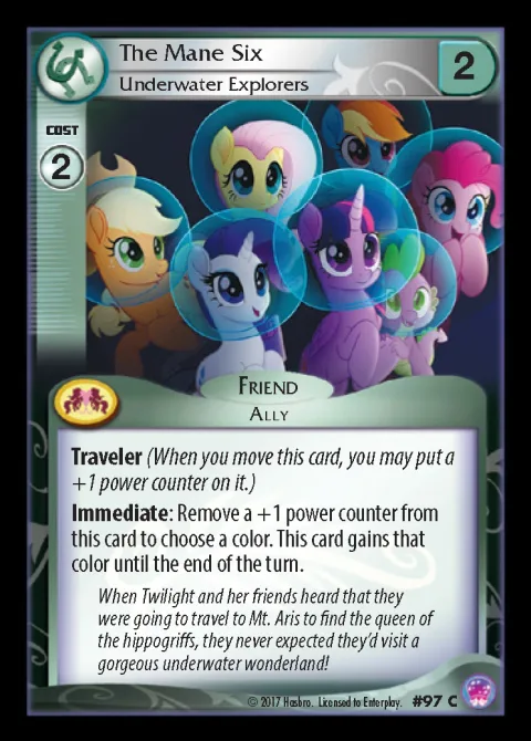 The Mane Six *Underwater Explorers*