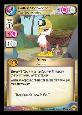 Griffon Shopkeeper *Tax Not Included*